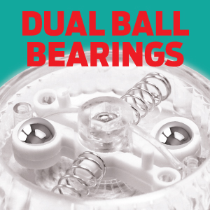 dual ball bearings inside