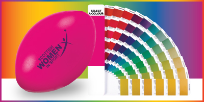 rugby ball pantone matching available