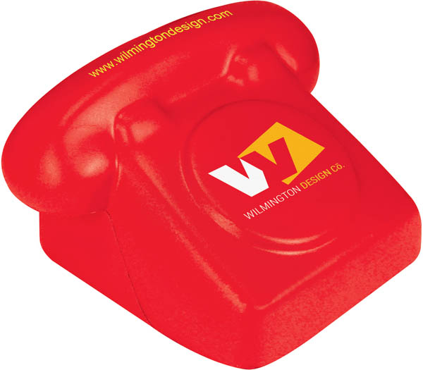 red pantone stress telephone