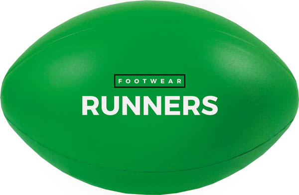 green pantone rugby ball