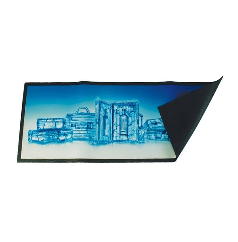 Tapis de bar en caoutchouc de qualité moyenne (60x19cm)