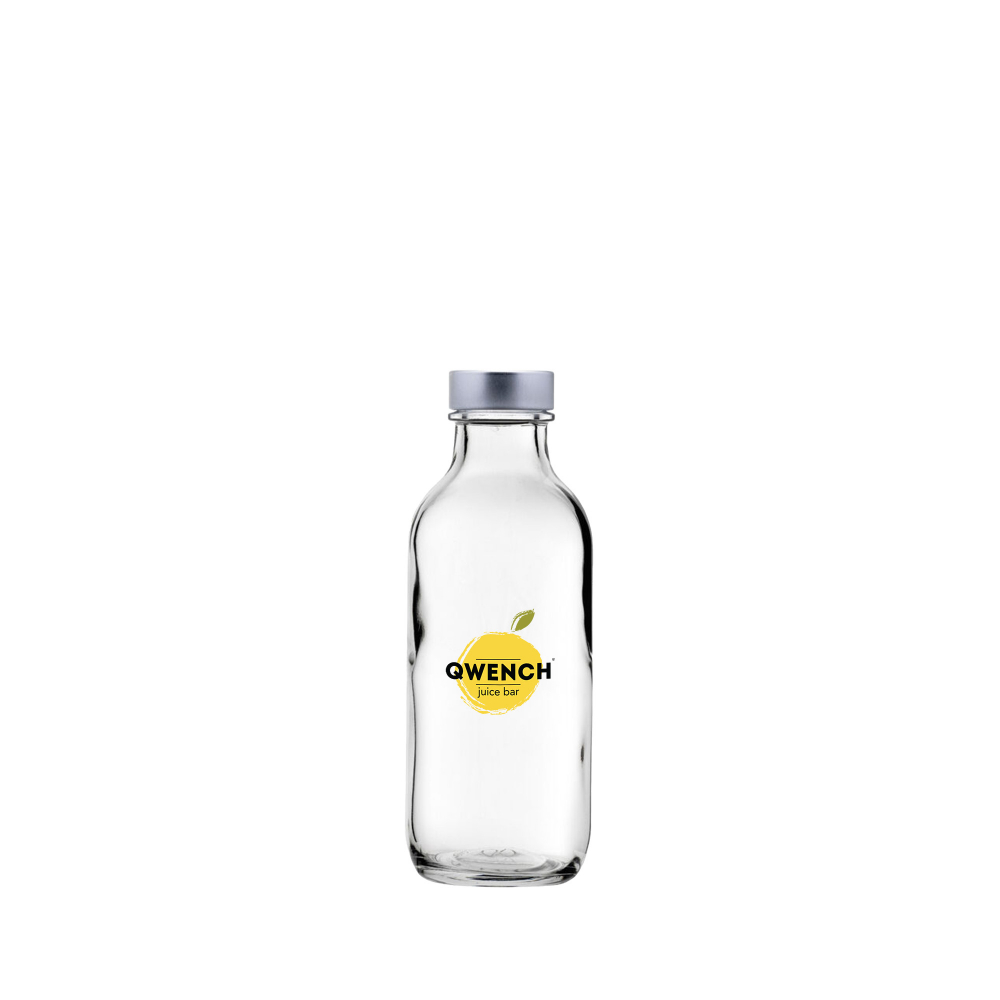 Bouteille d'eau/jus de fruit en verre - demi-pinte (350ml/12.25oz)