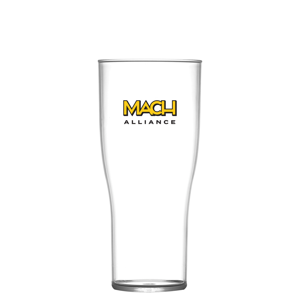 Nucleated Reusable Tulip Beer Glass (568ml/20oz/Pint)