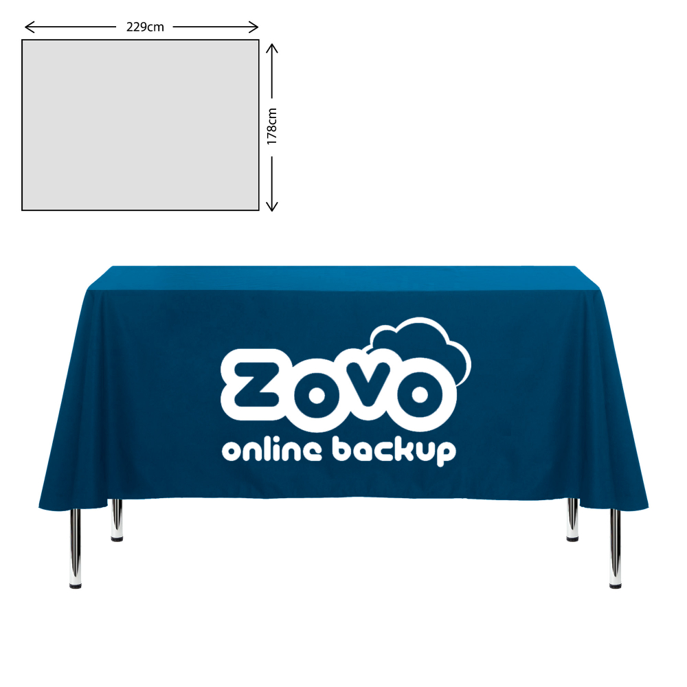 Nappe en tissu de qualité supérieure - 178x229cm (table de 1,5 m - hauteur moyenne)
