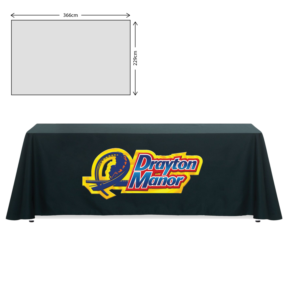 Nappe en tissu Premium - 229x366cm (Table 8ft - Full Drop)