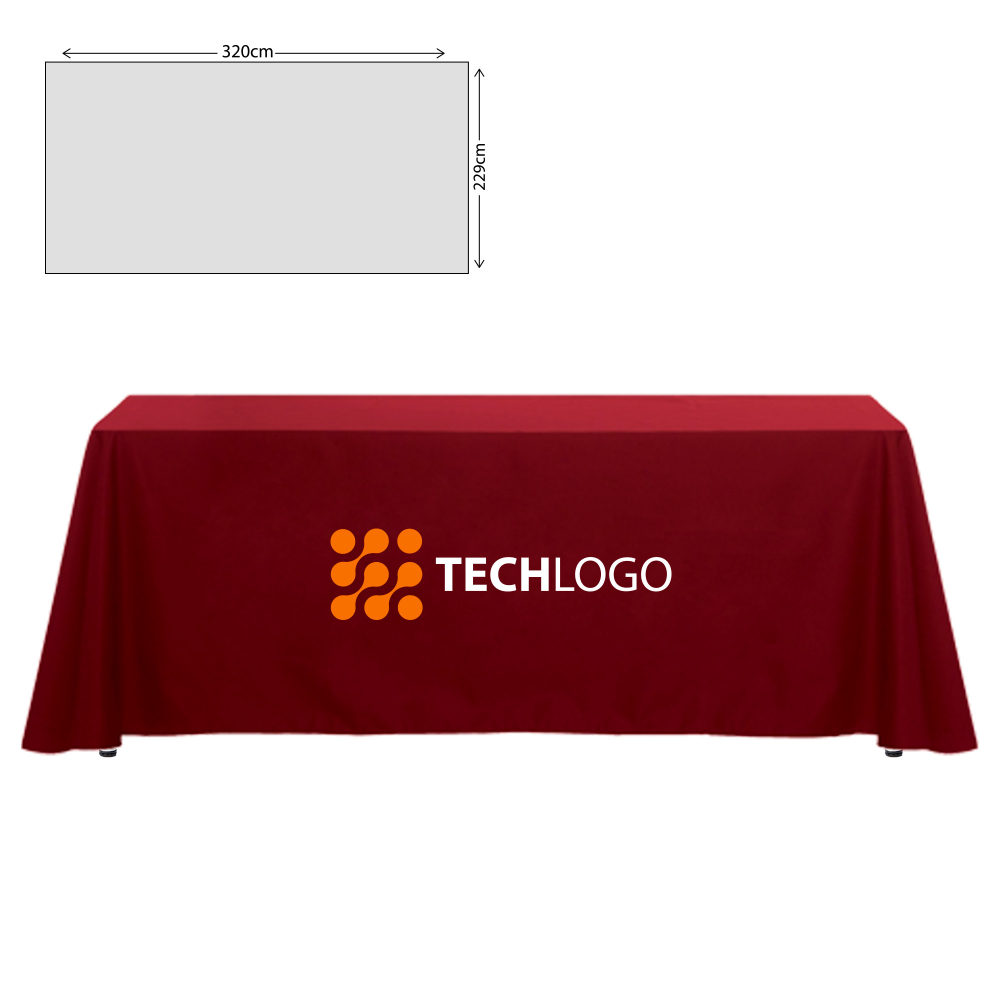 Premium Fabric Tablecloth - 229x320cm (6ft Table - Full Drop)