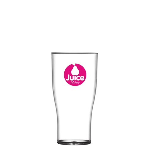 Verre à bière en plastique réutilisable (284ml/10oz/Half Pint)
