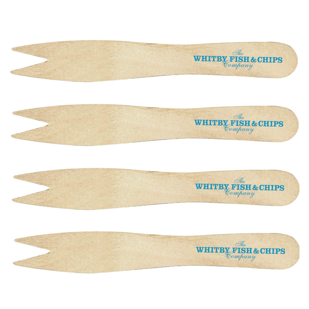 Fourchette à frites en bois (9.5cm)