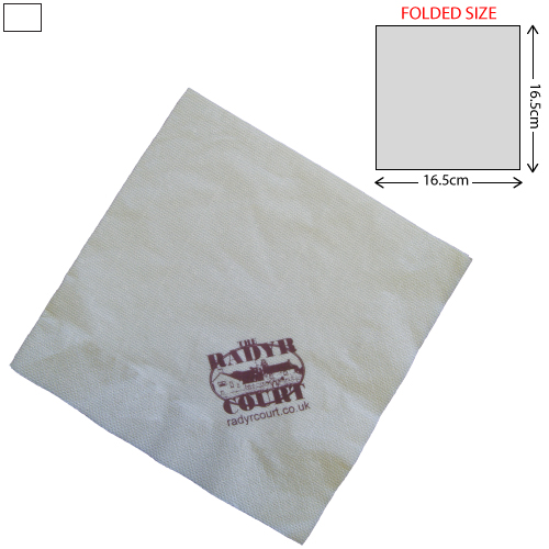 Serviette de table Airlaid (33x33cm)