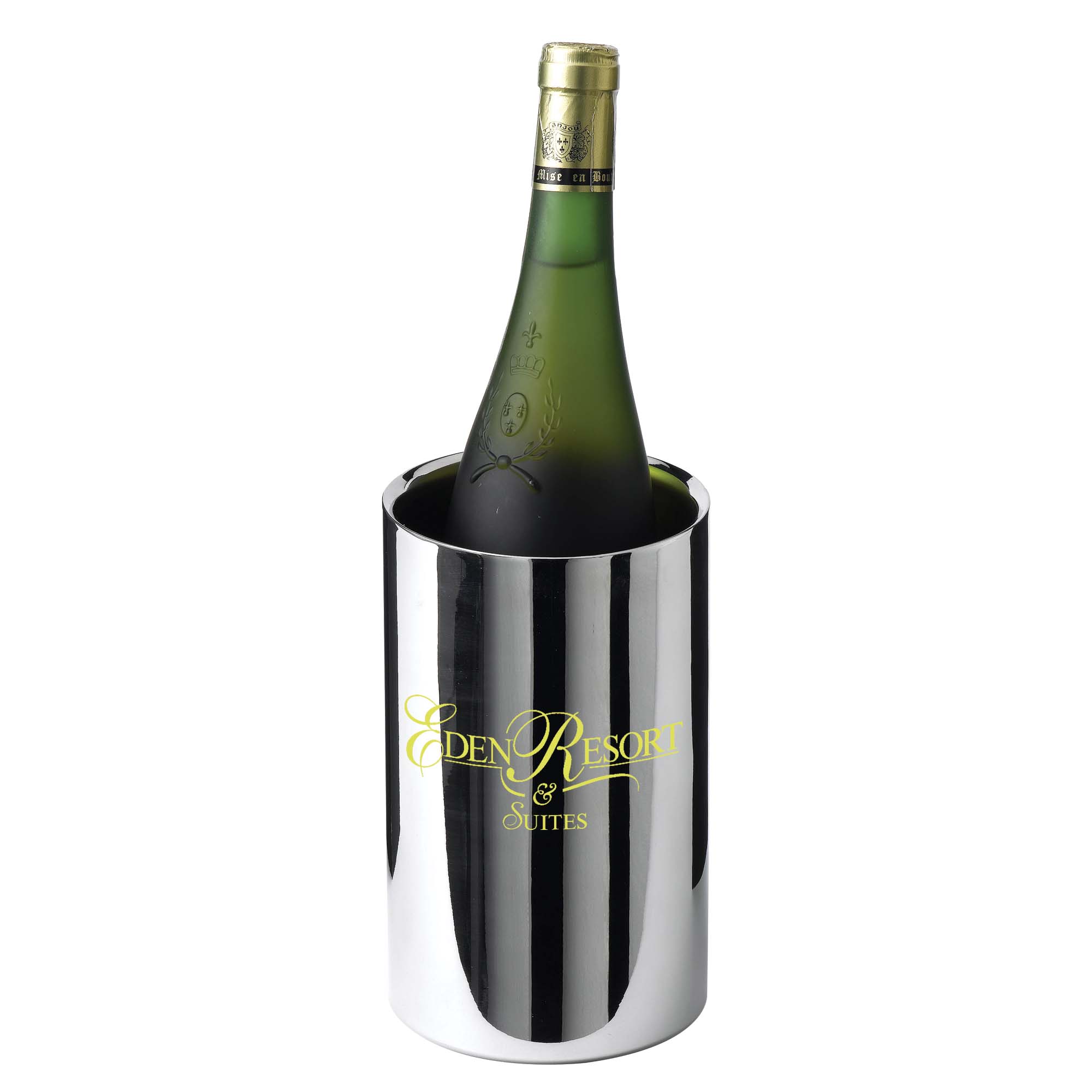 Rafraîchisseur de vin en acier inoxydable poli (1,2 litre)