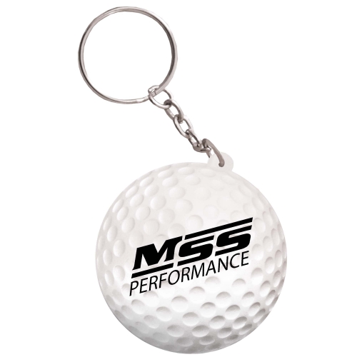 Stress Golf Ball Keyring *