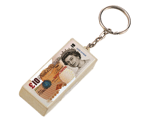 Stress Money Keyring