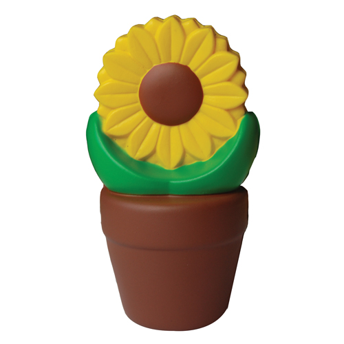 Stress Sunflower In A Pot